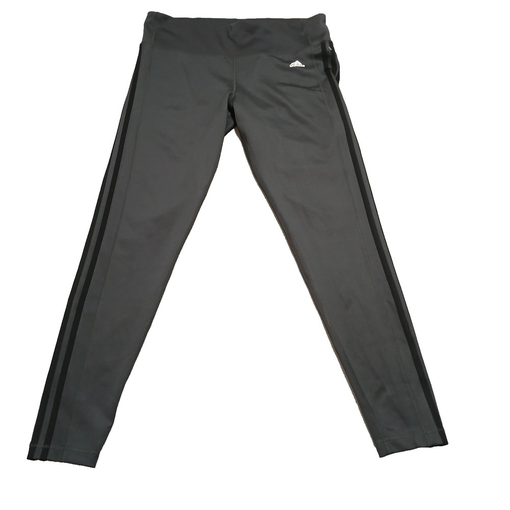 Adidas Leggings Womens XL Black Climalite Athletic Stretch Yoga‎ Workout Gym